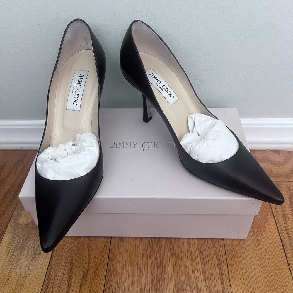 Jimmy Choo size 8 Kid Leather - coffee